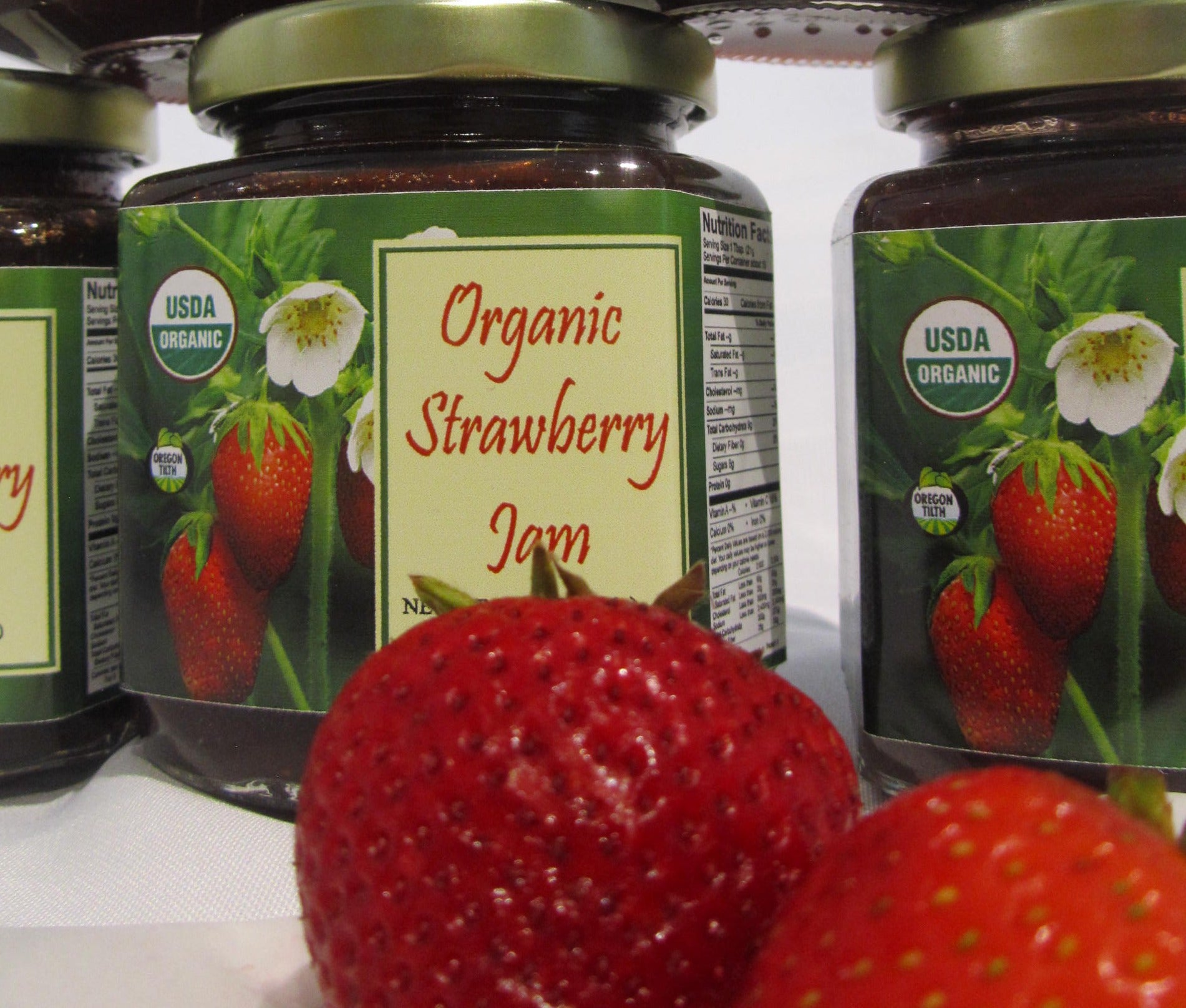 Organic Strawberry Jam - Sold Individually