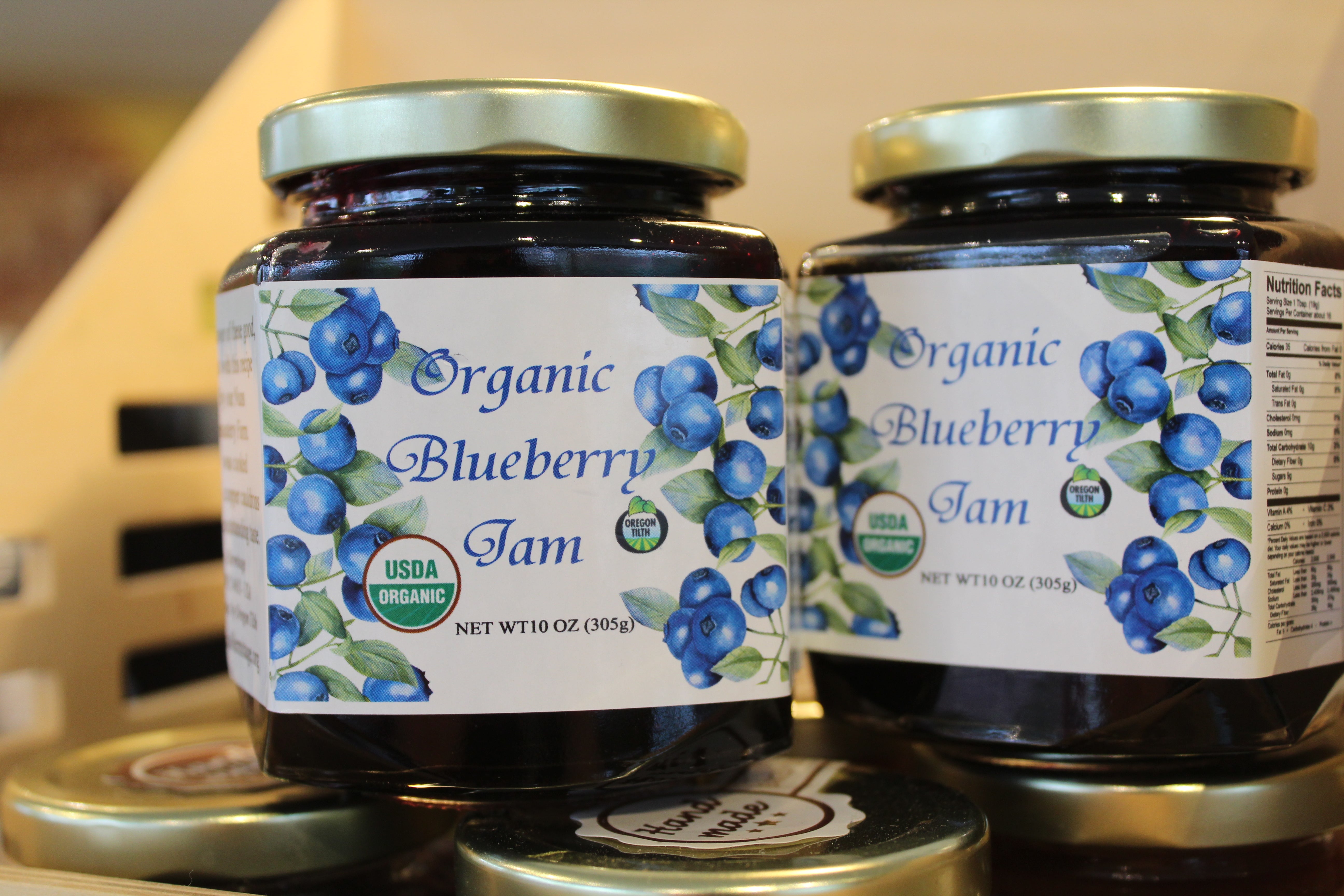 Organic Blueberry Jam - Sold individually