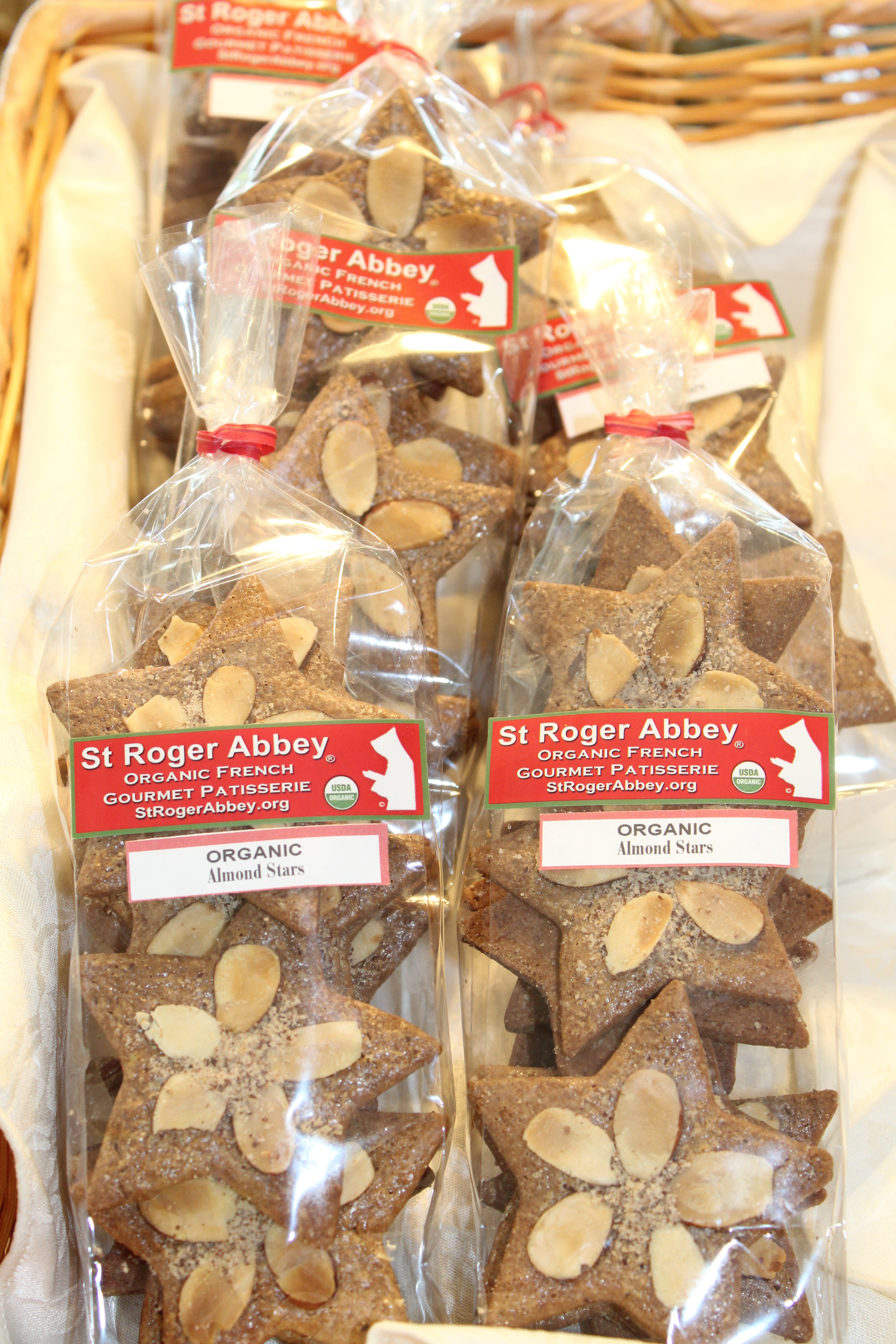 Organic Almond Star Cookies